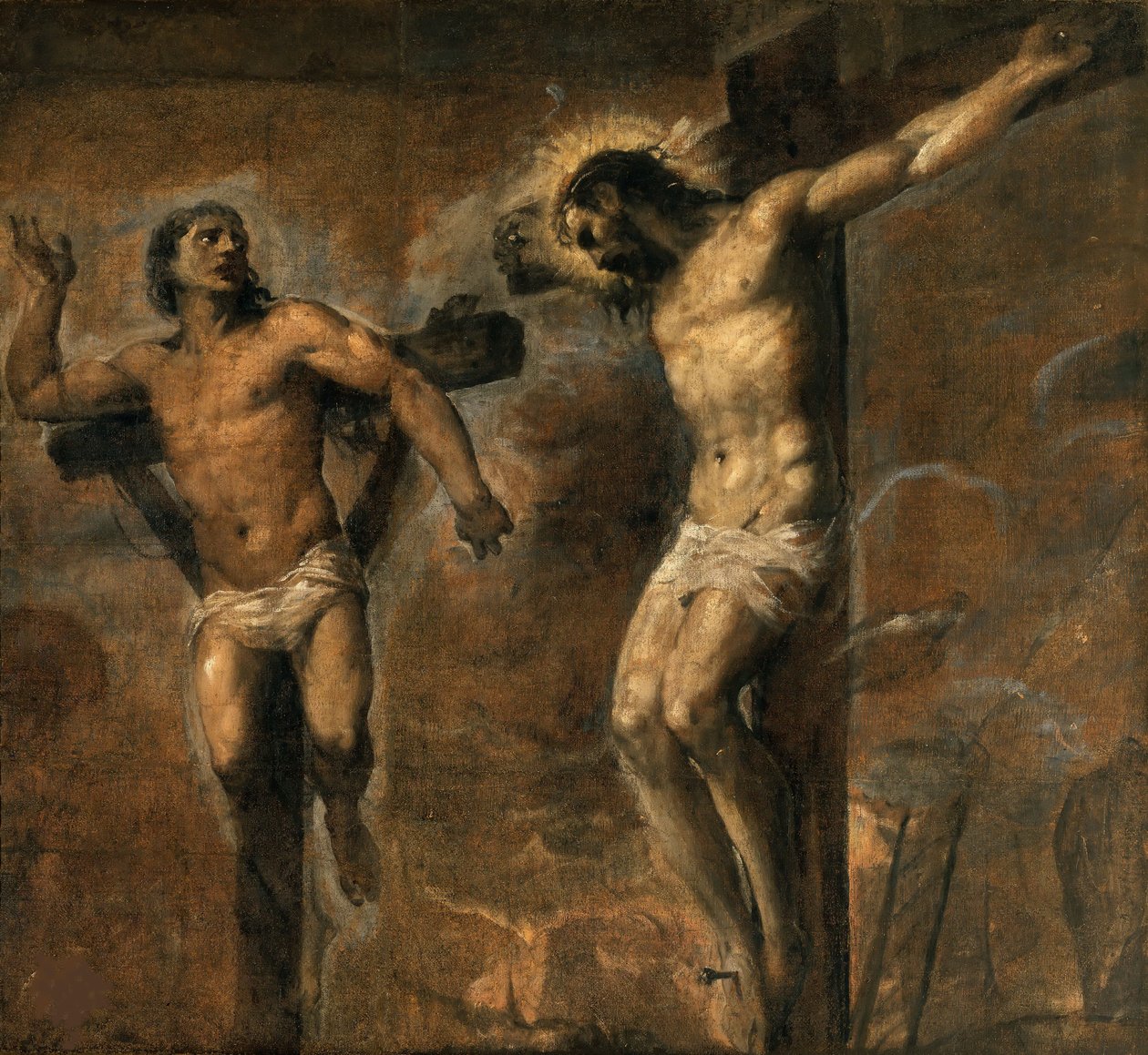 Christus und der gute Dieb, ca. 1565-1570 von Titian