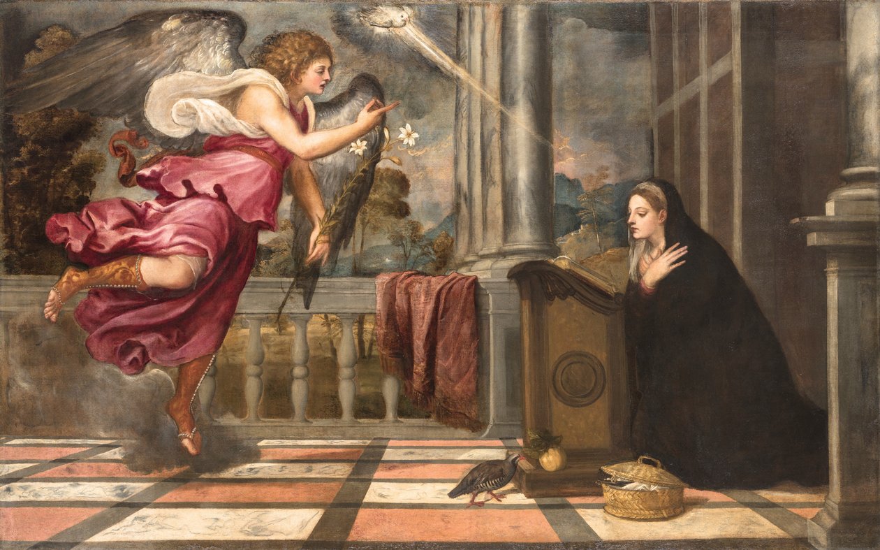 Die Verkündigung, ca. 1538-1539 von Titian