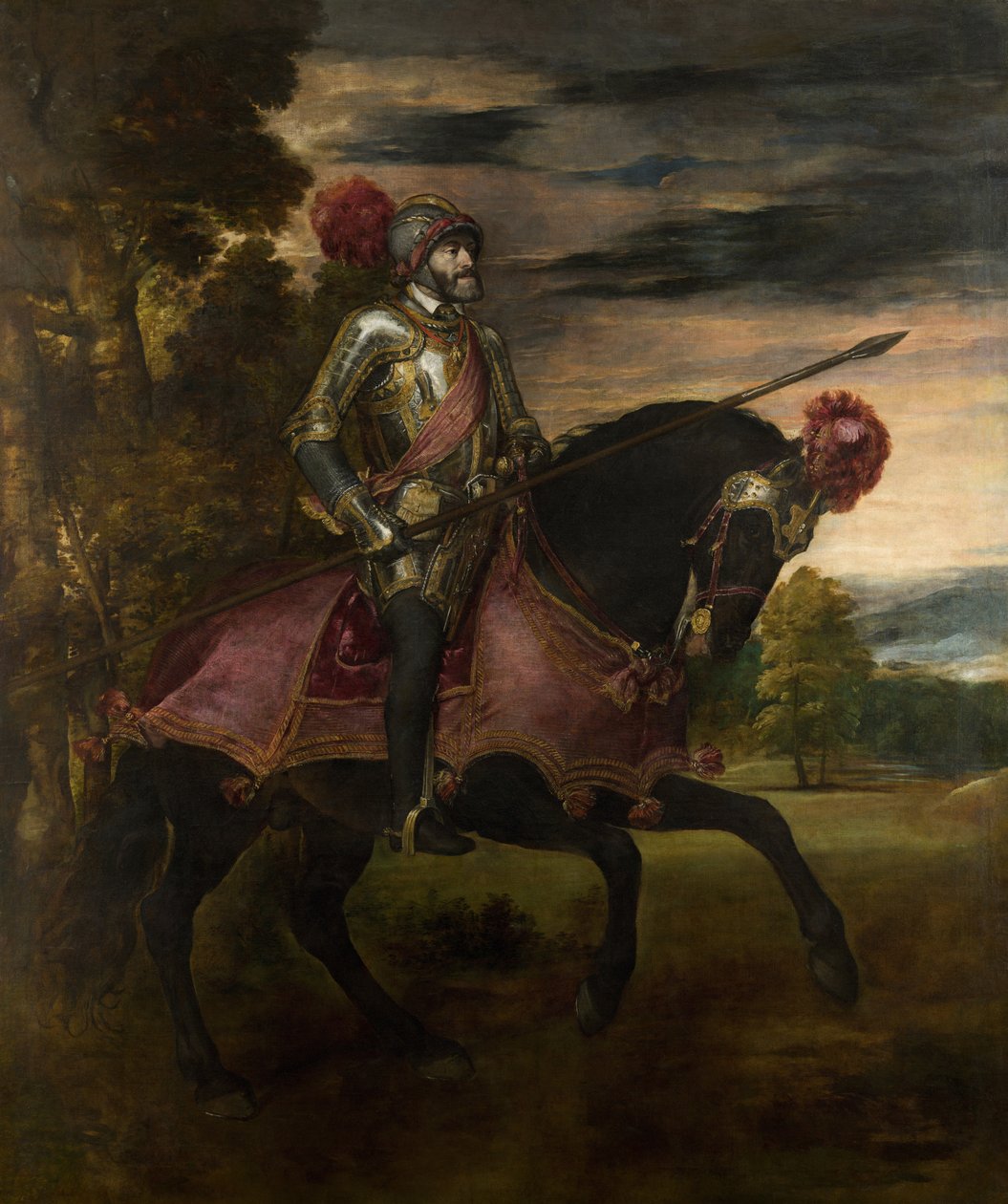 Karl V. in Mühlberg von Tiziano Vecelli