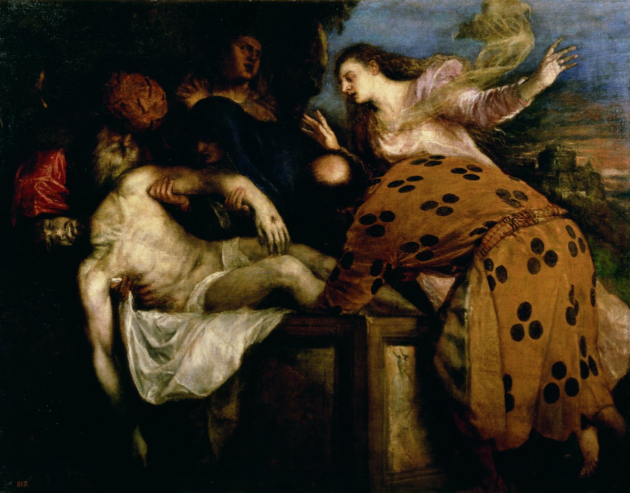 Die Grablegung Christi von Tiziano Vecelli