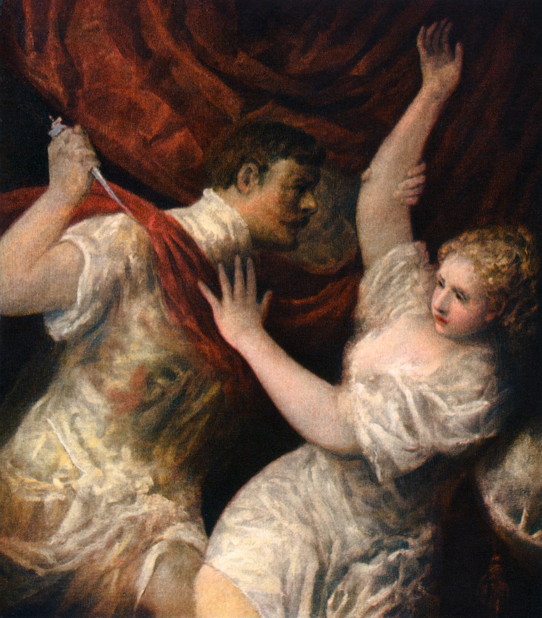 Lucretia und Tarquinius von Tiziano Vecelli