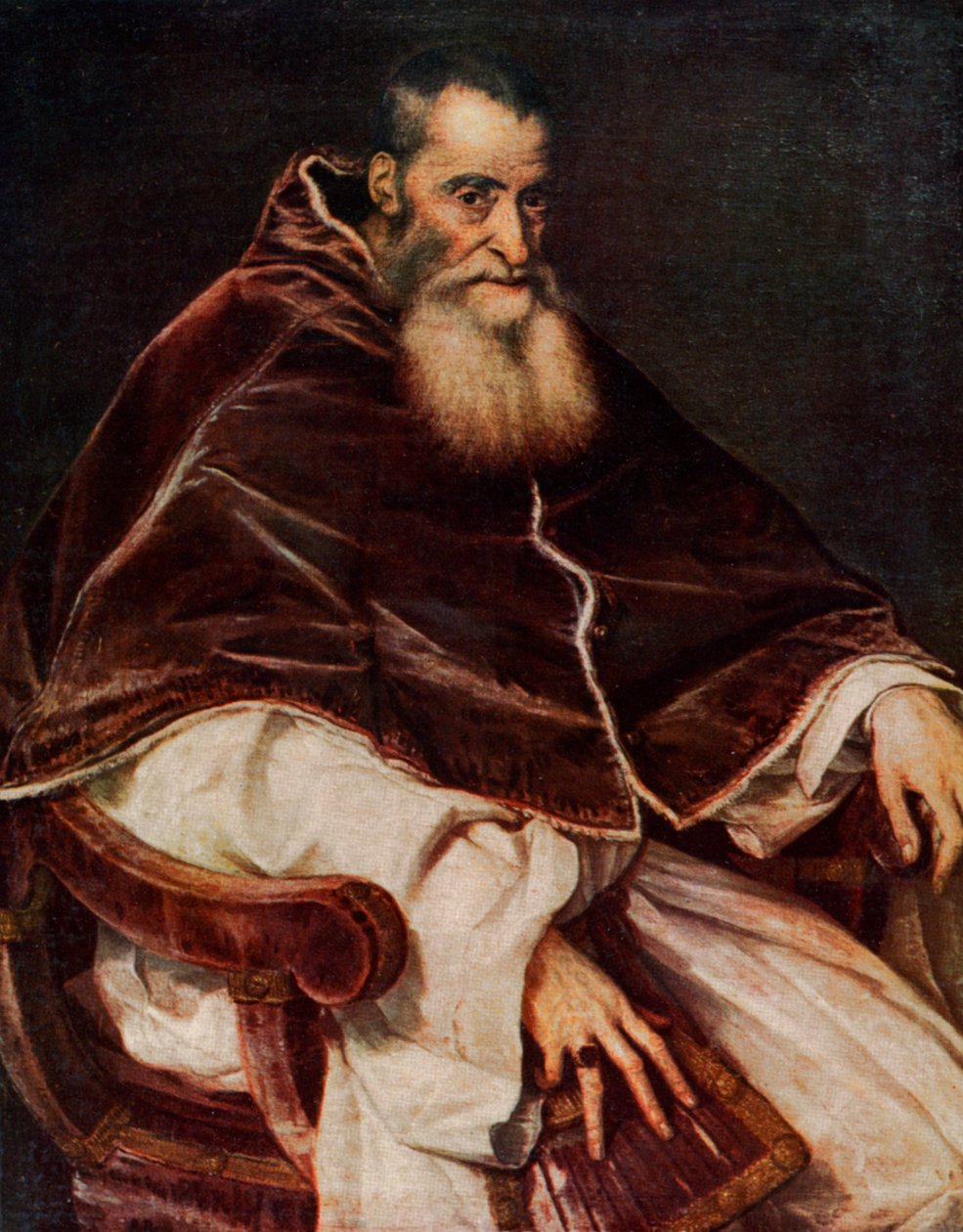 Papst Paul III von Tiziano Vecelli