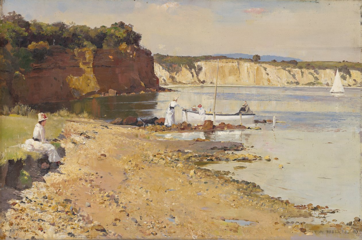 Schlummerndes Meer, Mentone von Tom Roberts