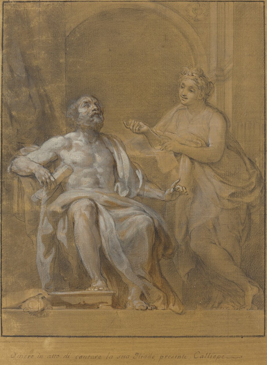 Homer und Kalliope von Tommaso Conca