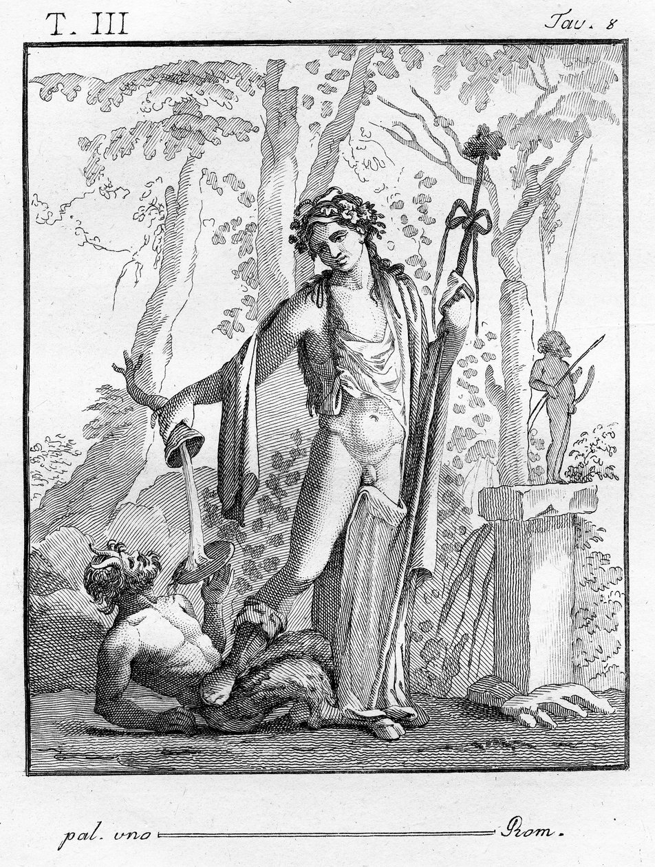 Bacchus mit Thyrsus, 1804 von Tommaso Piroli