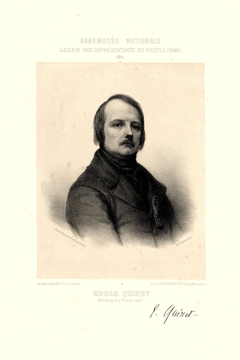Edgar Quinet von Toullion von Tony Toullion