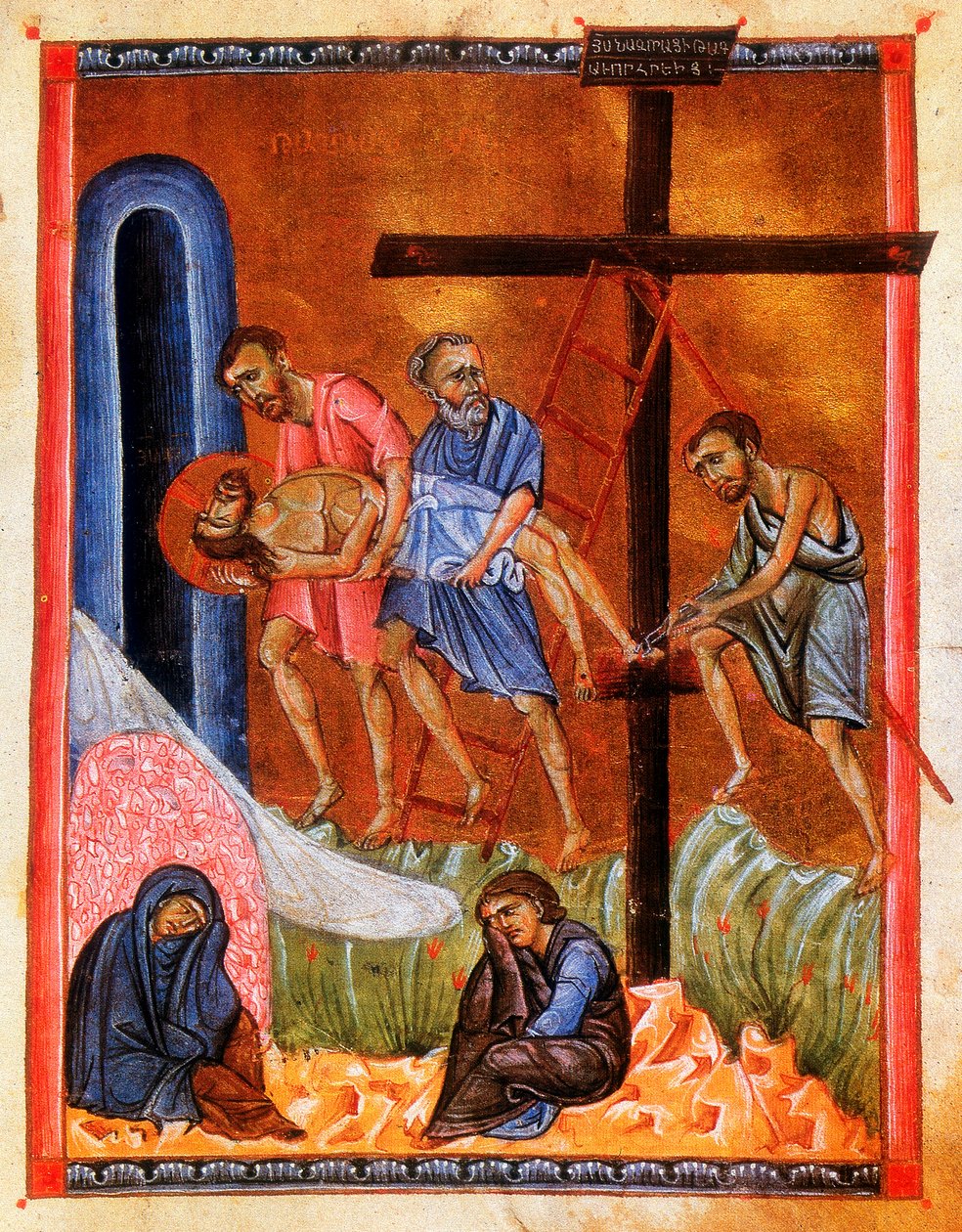 Die Kreuzabnahme, ca. 1268 von T