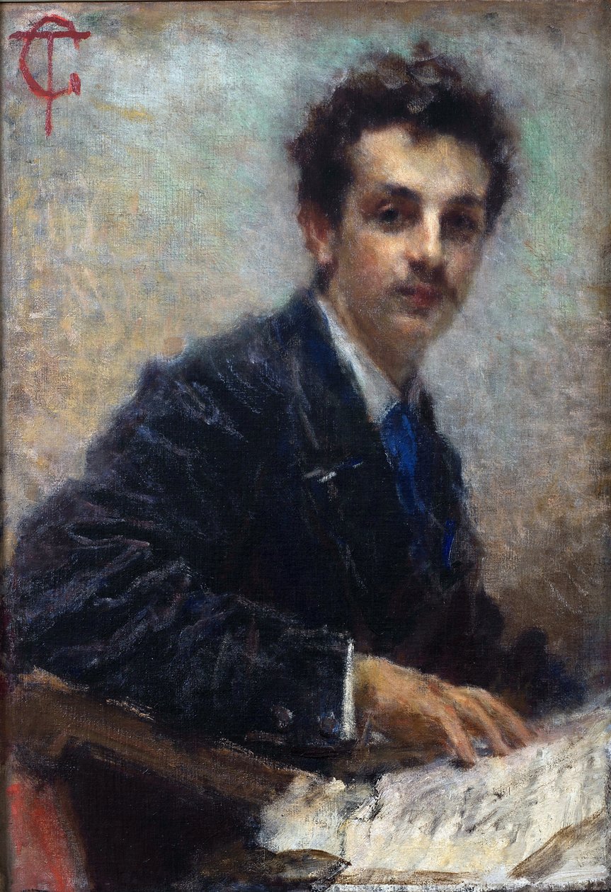 Porträt des Komponisten Benedetto Junck von Tranquillo Cremona