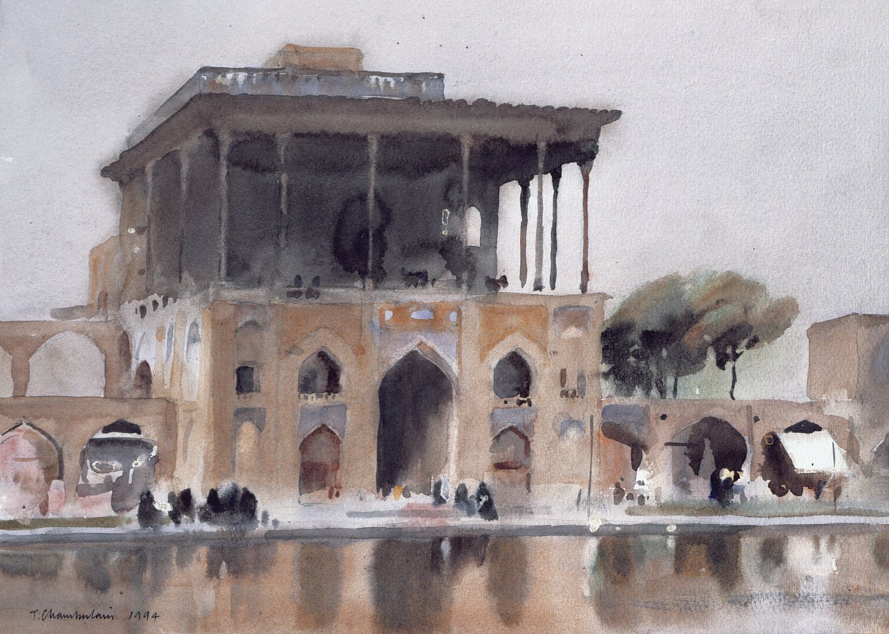 Ali Qapu Palast, Isfahan, 1994 von Trevor Chamberlain