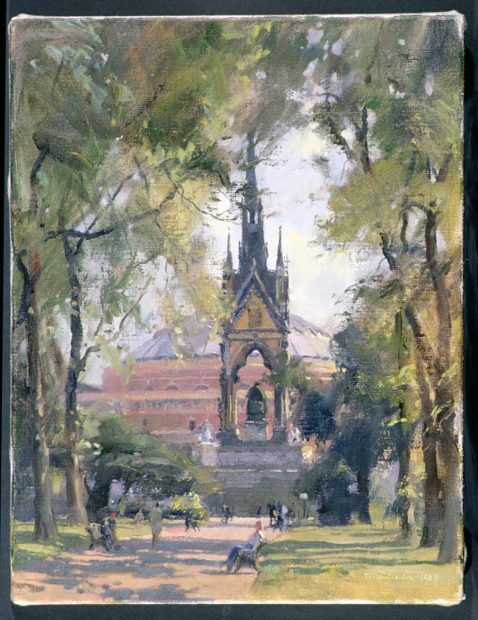 Sommer, Albert Memorial, 1989 von Trevor Chamberlain
