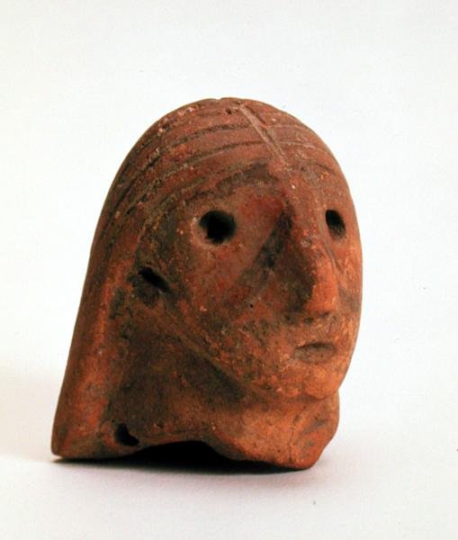 Kopf einer weiblichen Figurine, Krinichki, 4. Jahrtausend v. Chr. von Tripolye Tripolye