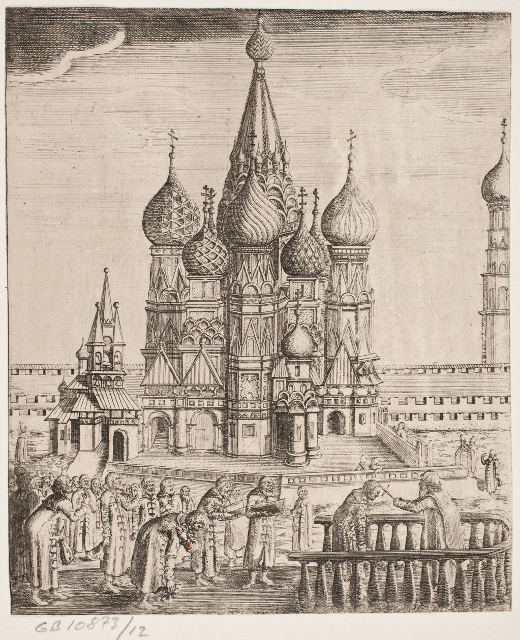 Basilius-Kathedrale in Moskau von Ubekendt