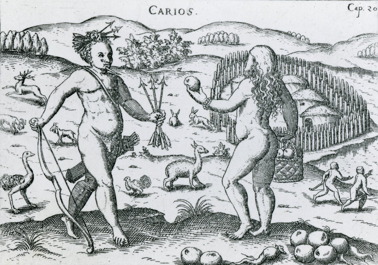 Die Carios von Paraguay, 1599 von Ulrich Schmidl