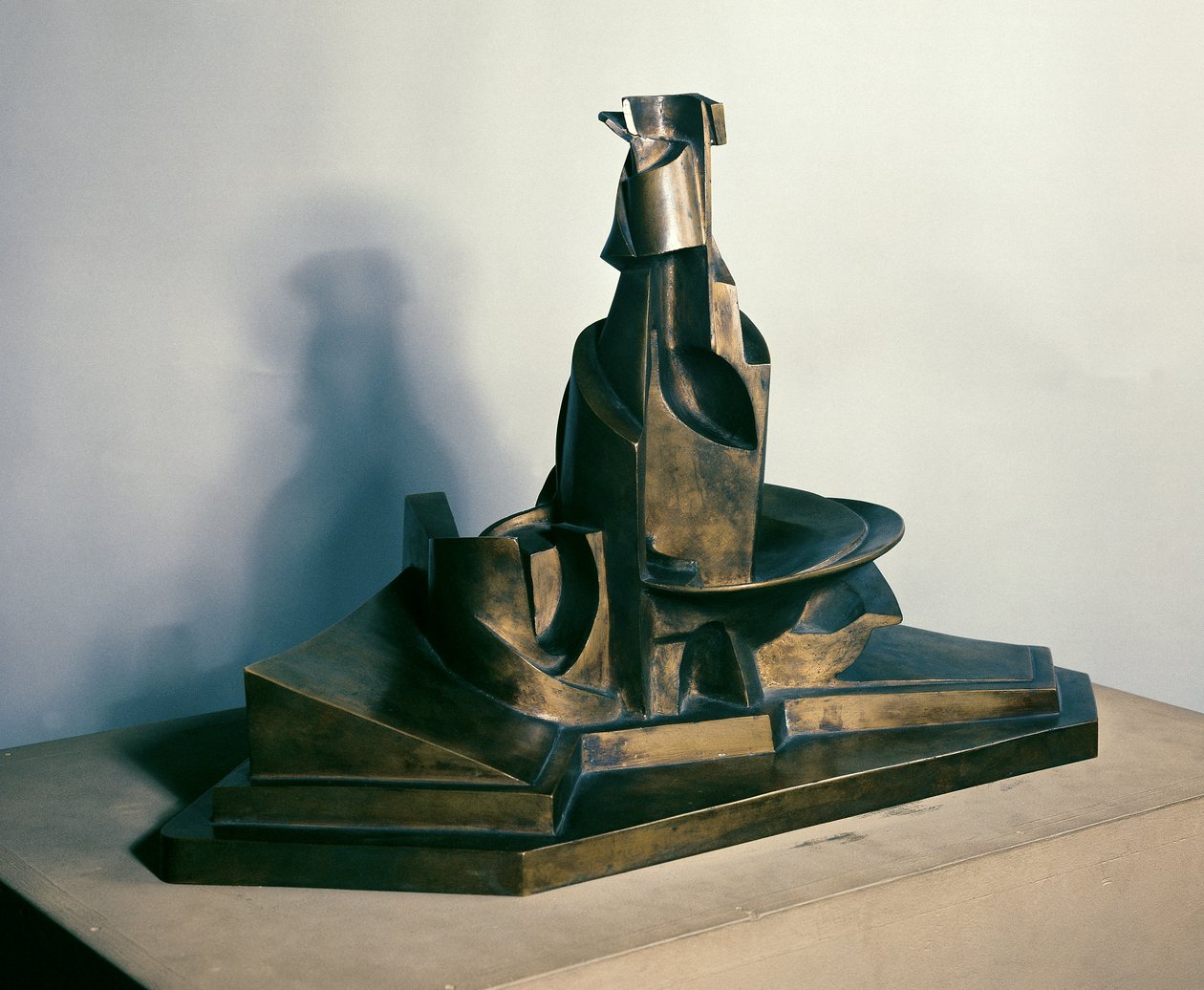 Entwicklung einer Flasche im Raum, 1912 von Umberto Boccioni