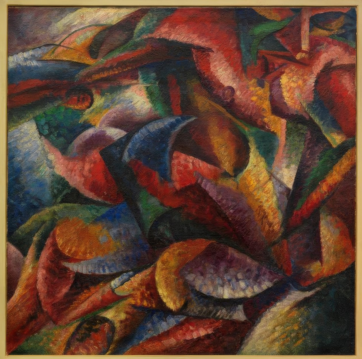 Dynamik eines menschlichen Körpers von Umberto Boccioni