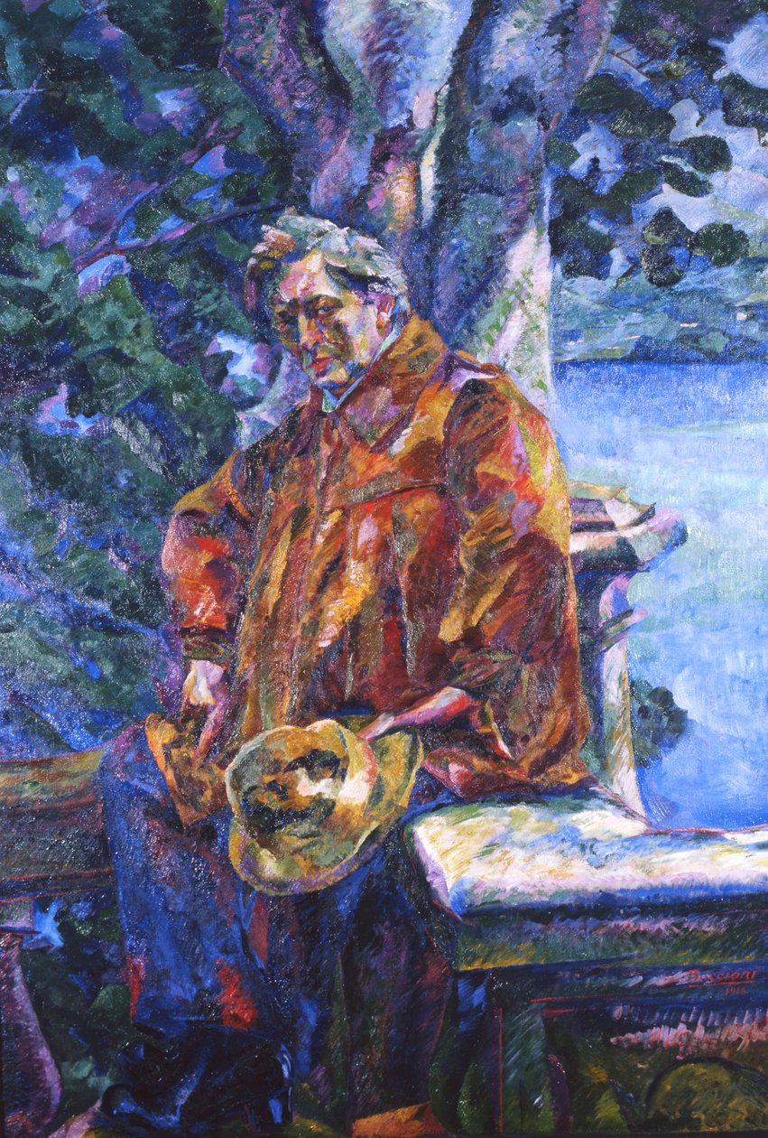 Porträt von Ferruccio Busoni, 1916 von Umberto Boccioni