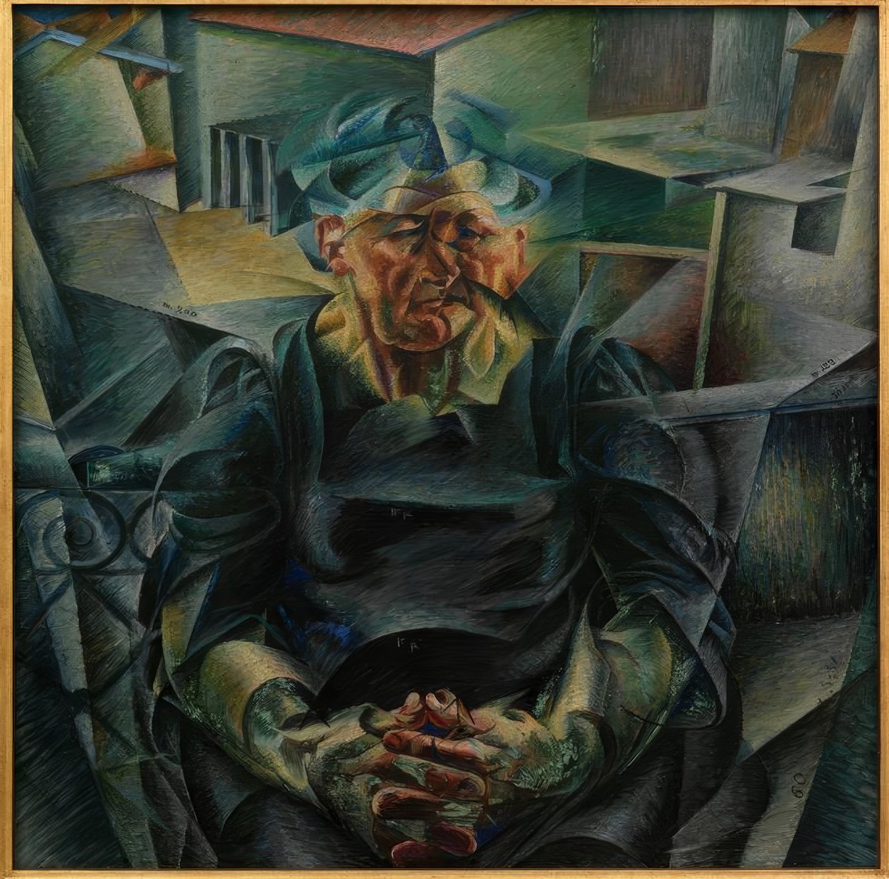 Horizontale Konstruktion von Umberto Boccioni