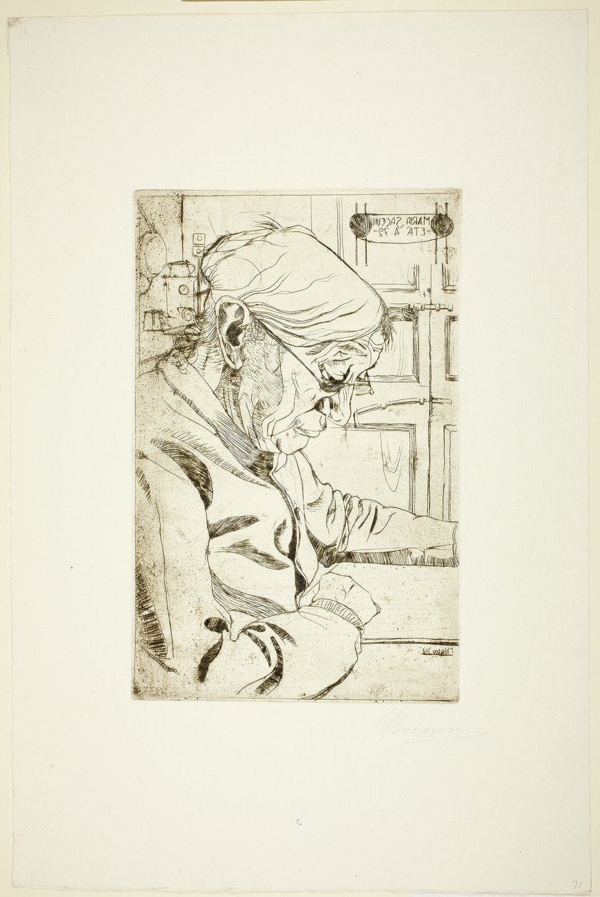 La Signora Sacchi von Umberto Boccioni