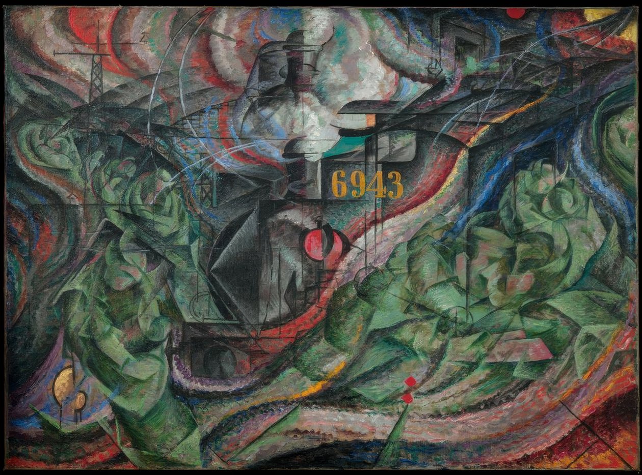 Seelenzustände II - Die Abschiede von Umberto Boccioni