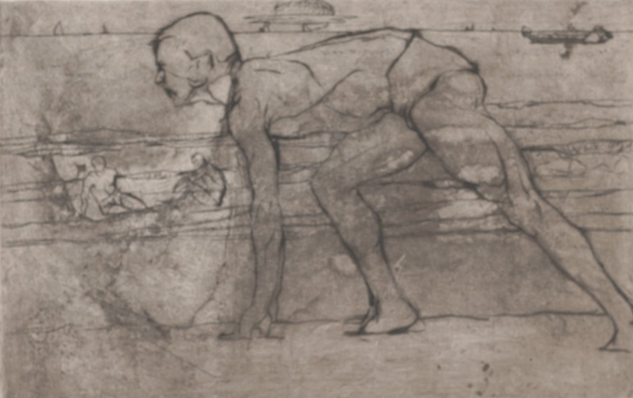Der Athlet, 1907 von Umberto Boccioni