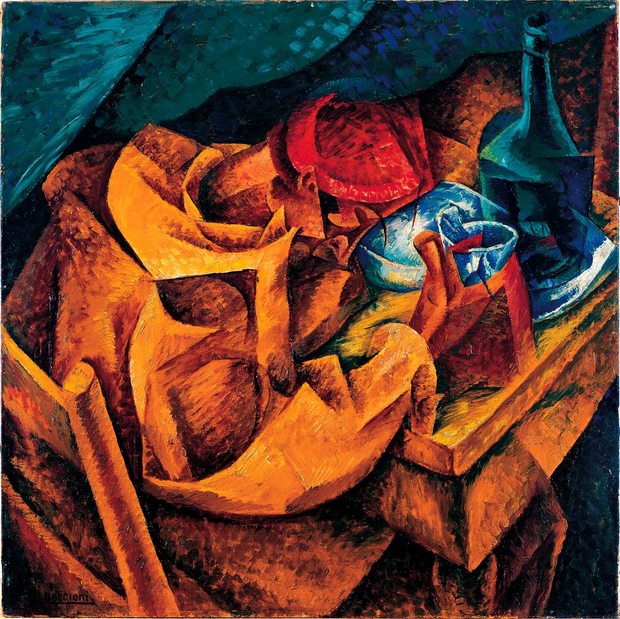 Der Trinker von Umberto Boccioni