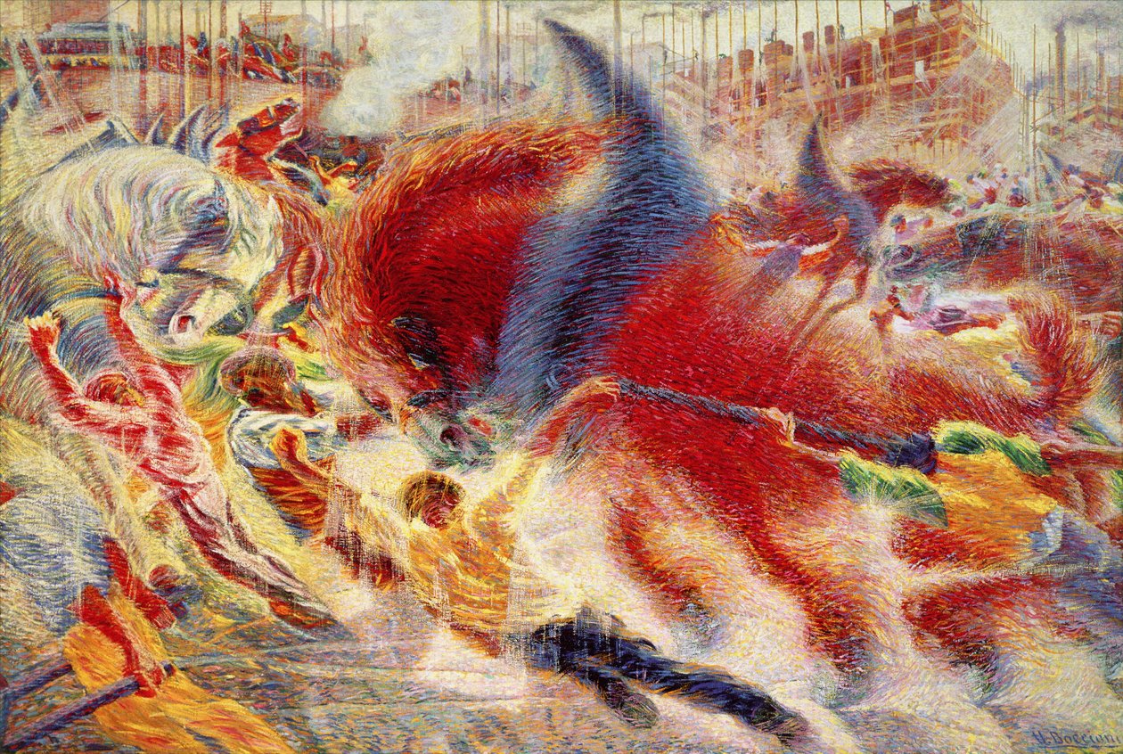 Die Stadt erhebt sich von Umberto Boccioni