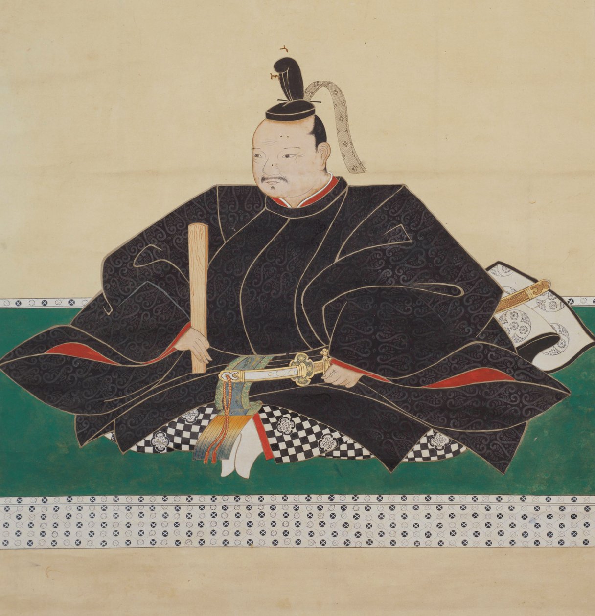 吉川元春像（随浪院海翰正恵，吉川経河守） von Unbekannt Unbekannt