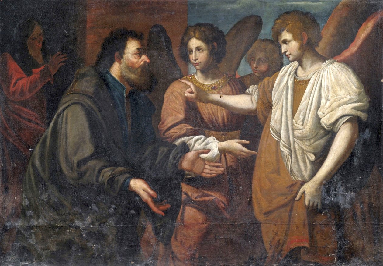 Abraham und die drei Engel von Unbekannt Unbekannt