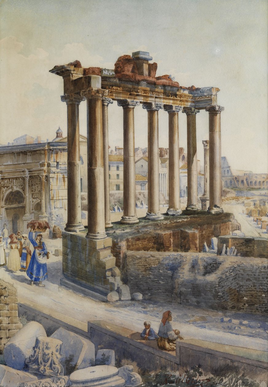 Forum Romanum von Unbekannt Unbekannt