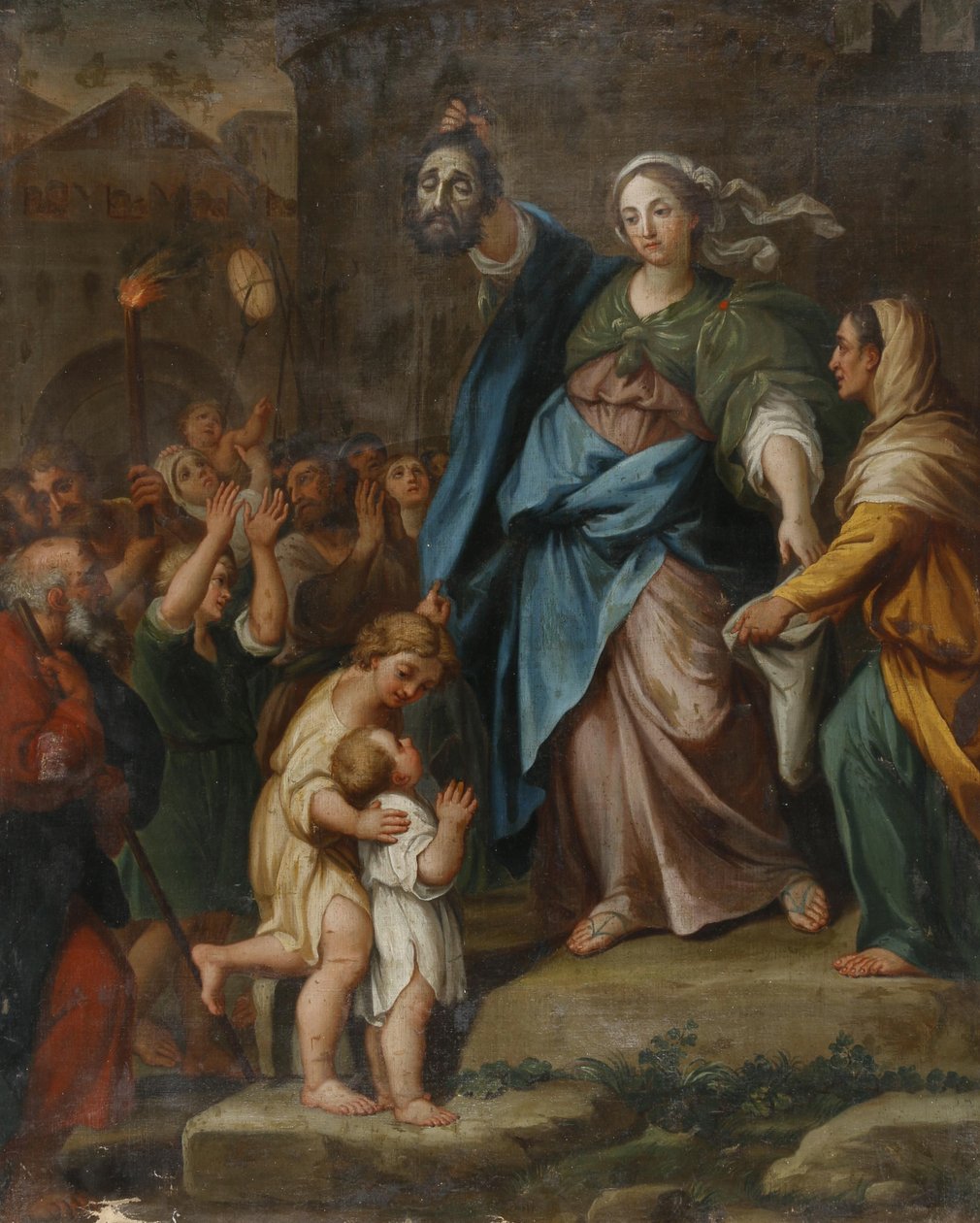 Judith präsentiert das Haupt des Holofernes von Unbekannt Unbekannt
