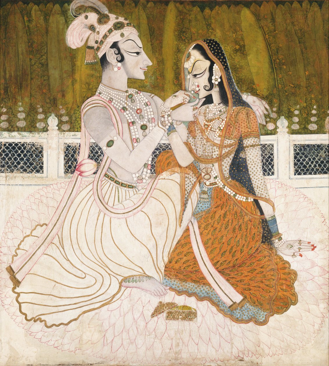 Krishna und Radha von Unbekannt Unbekannt
