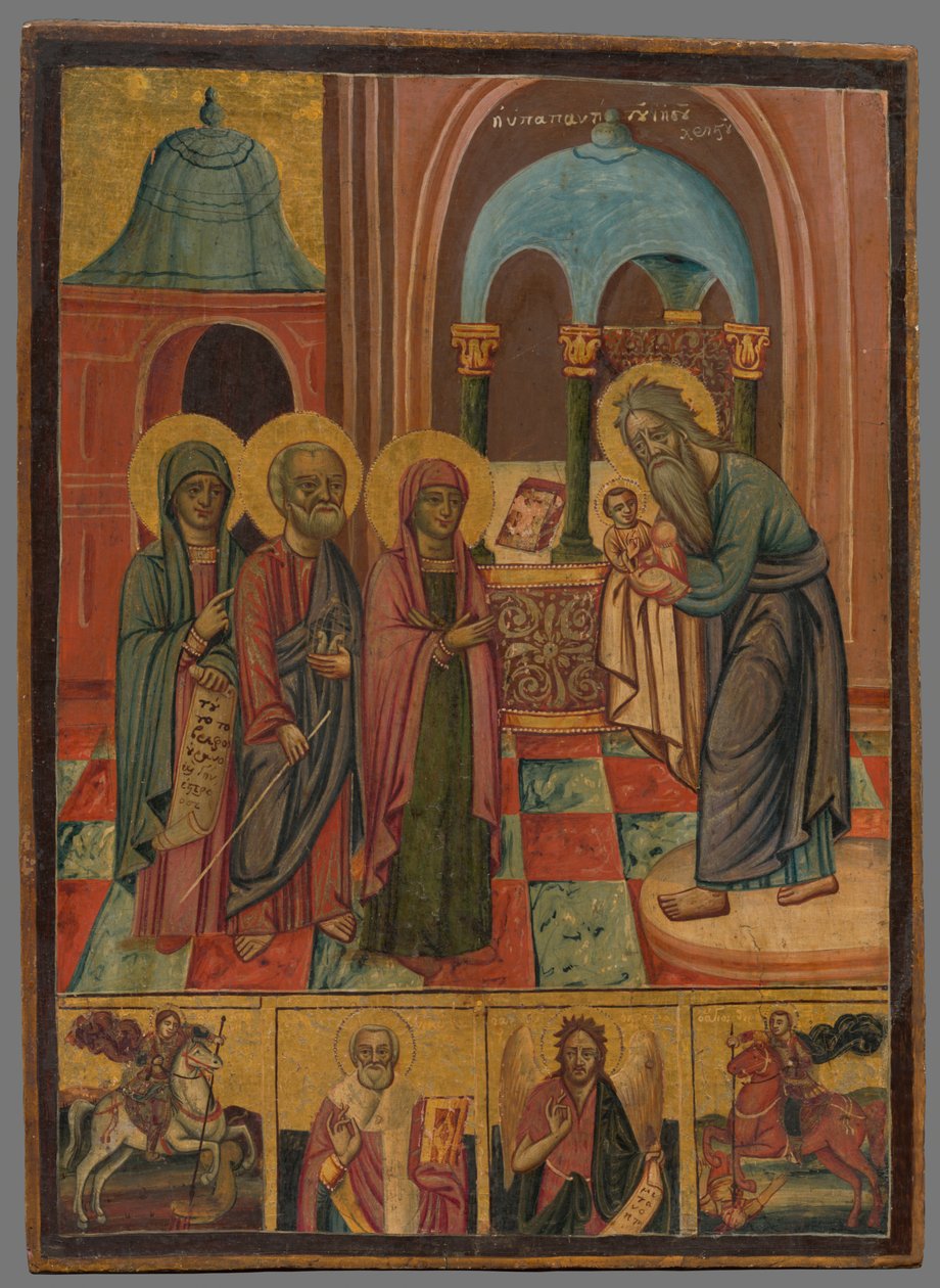 Darbringung Christi im Tempel von Unbekannt Unbekannt