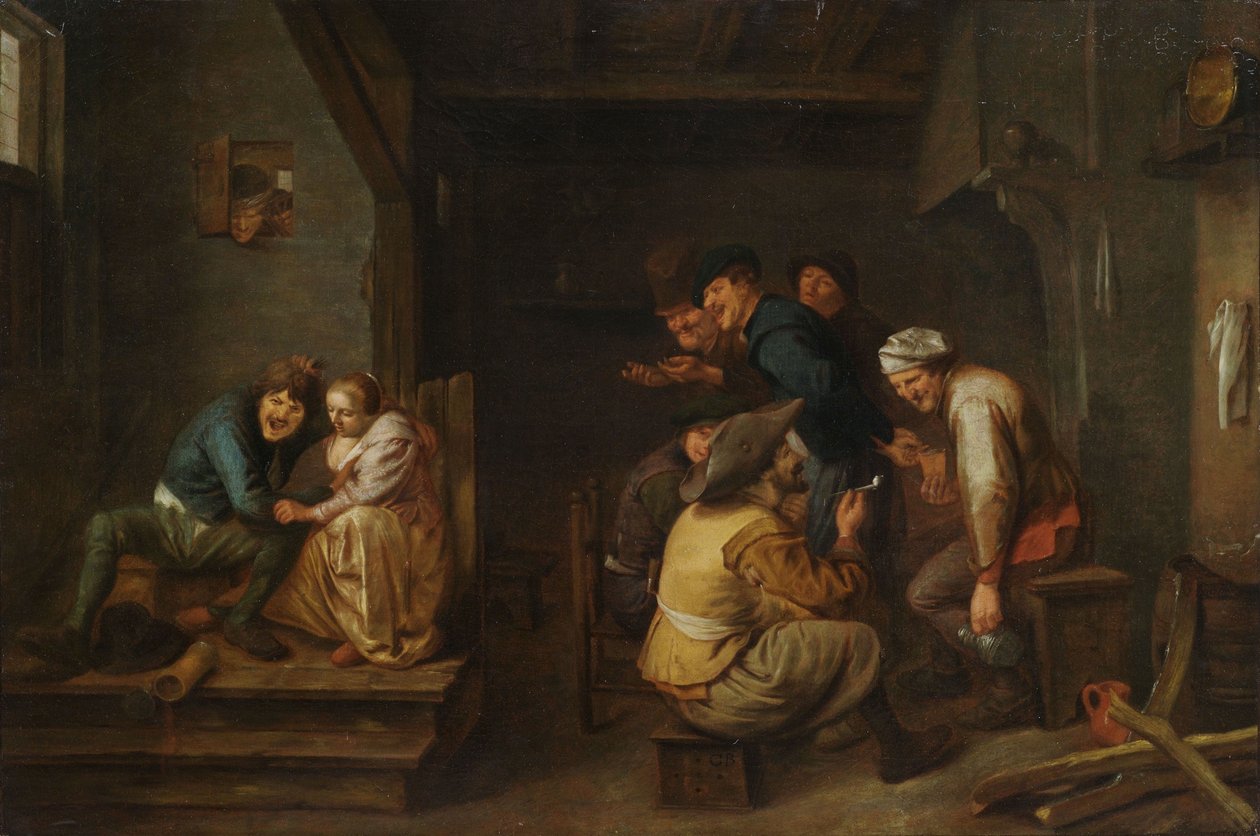 Bauern in der Taverne von Unbekannt Unbekannt