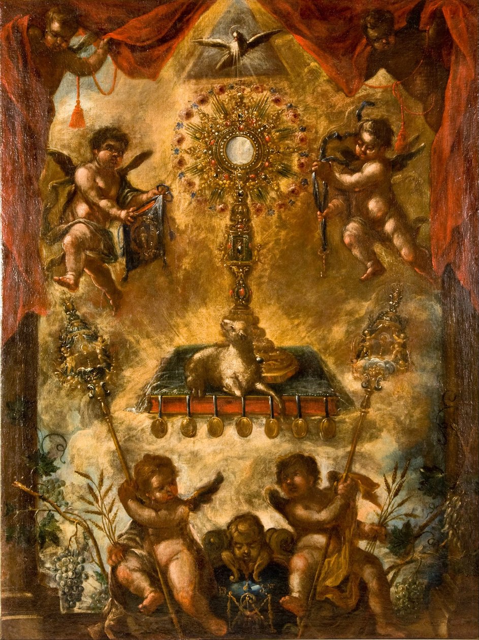 Allegorie der Eucharistie von Unbekannt Unbekannt