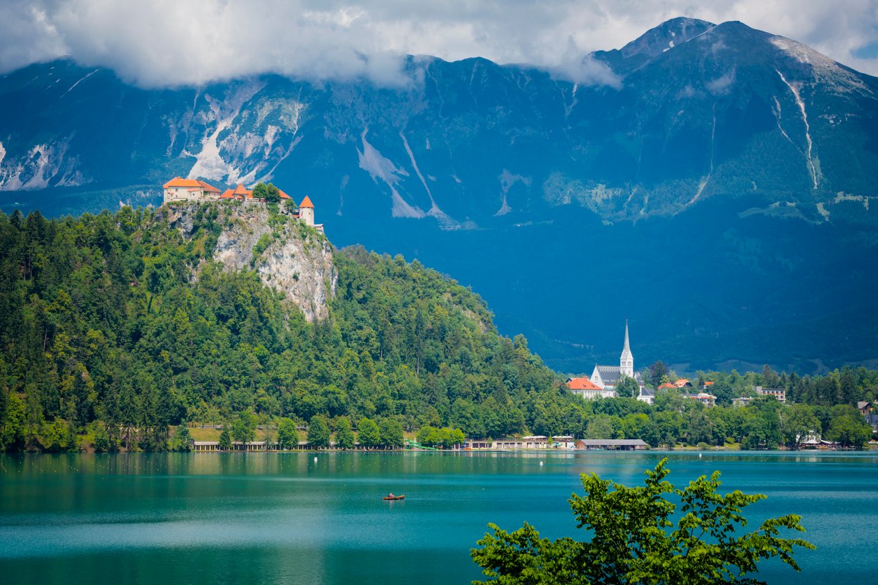 Bleder See, Slowenien von Unbekannt Unbekannt