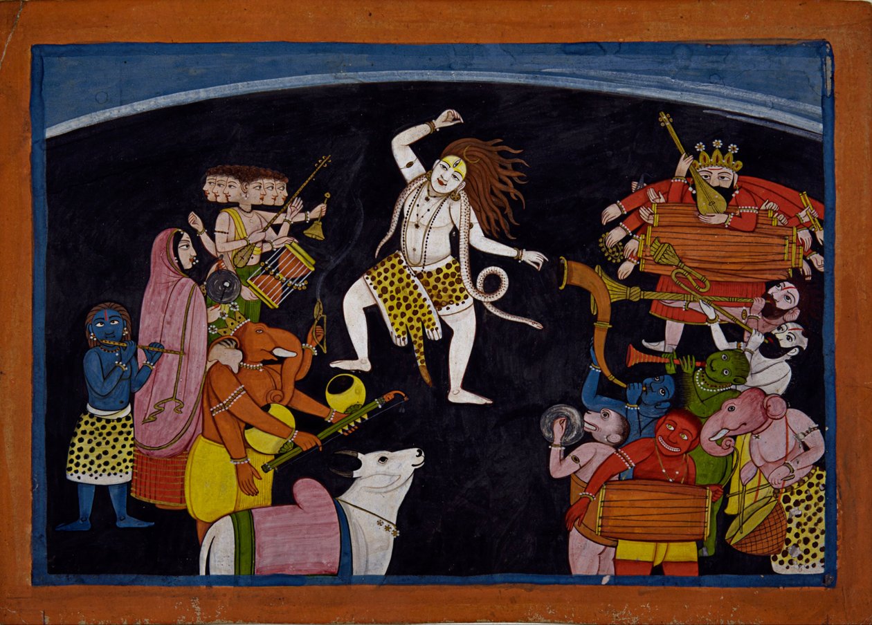 Lord Shiva tanzt von Unbekannt Unbekannt