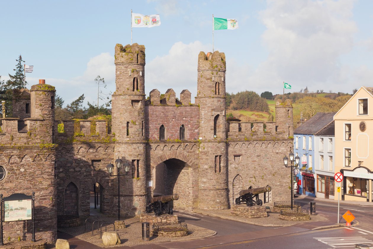 Macroom, West Cork, Irland. Das Schloss von Unbekannt Unbekannt