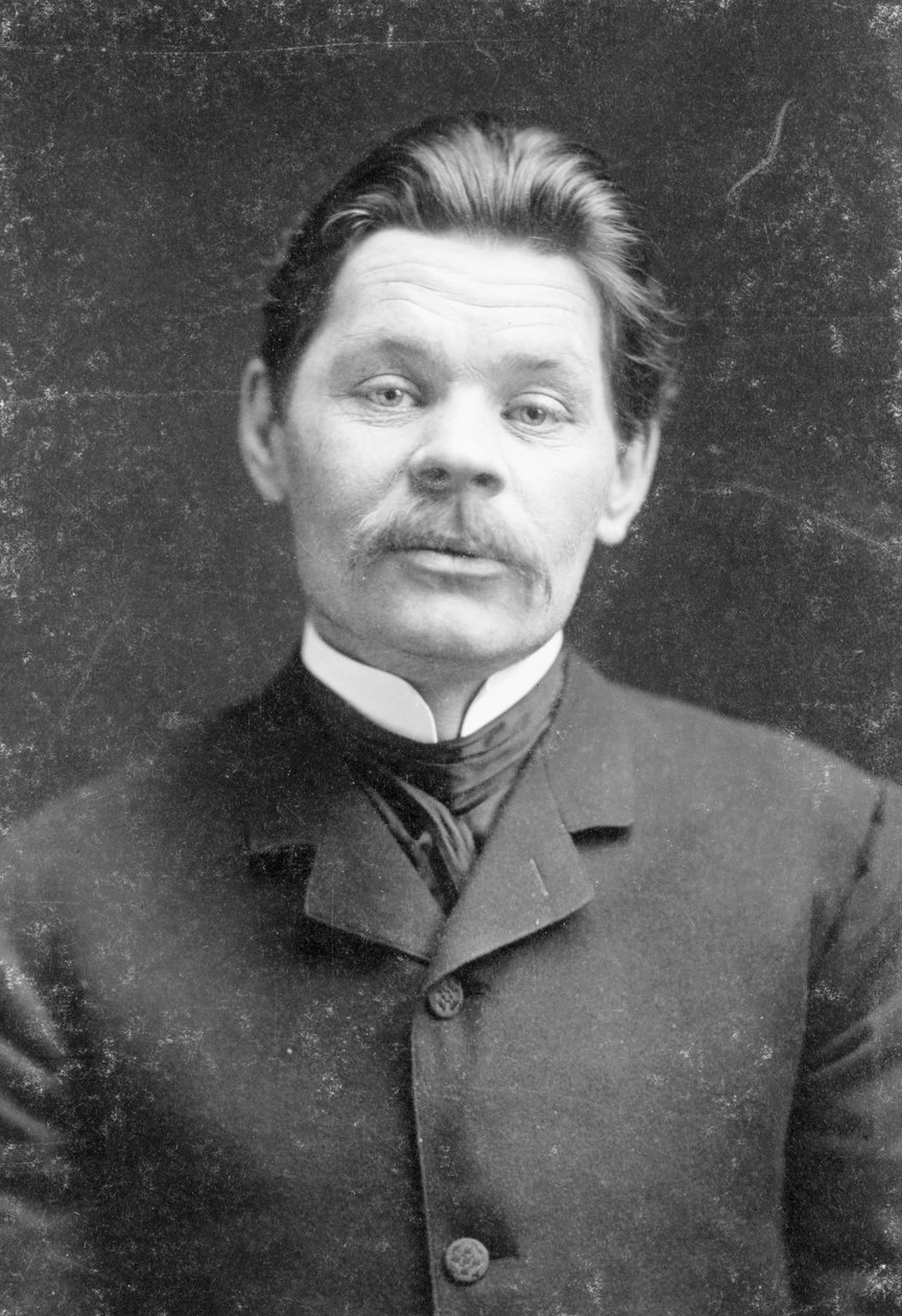 Maxim Gorki, ca. 1906 von Unbekannt Unbekannt