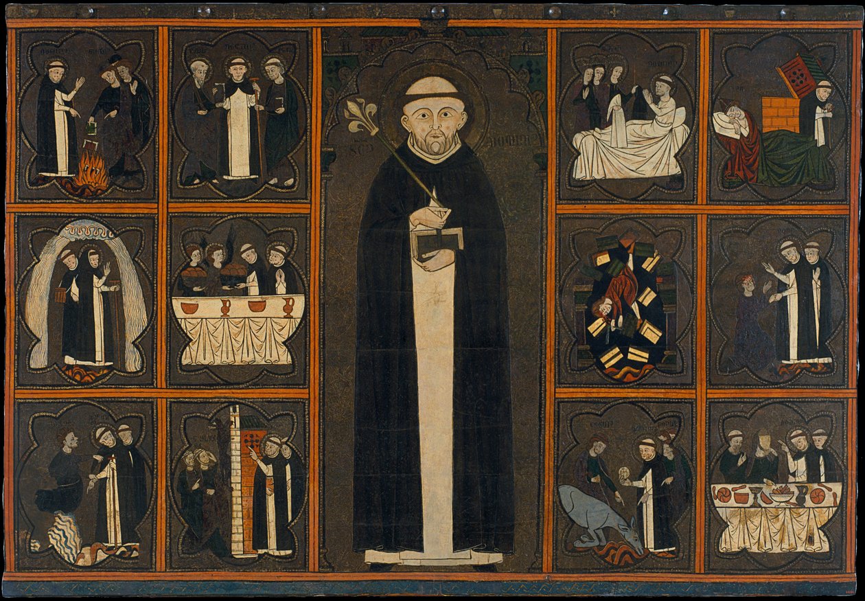 Paneel des Heiligen Dominikus von Unbekannt Unbekannt