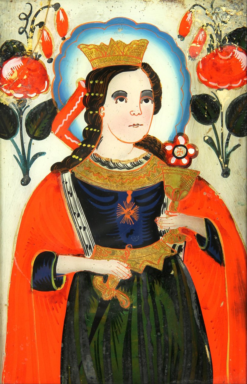 Heilige Varvara von Unbekannt Unbekannt