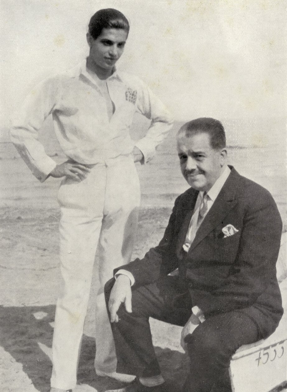 Serge Lifar und Sergei Pavlovich Diaghilev, aus 