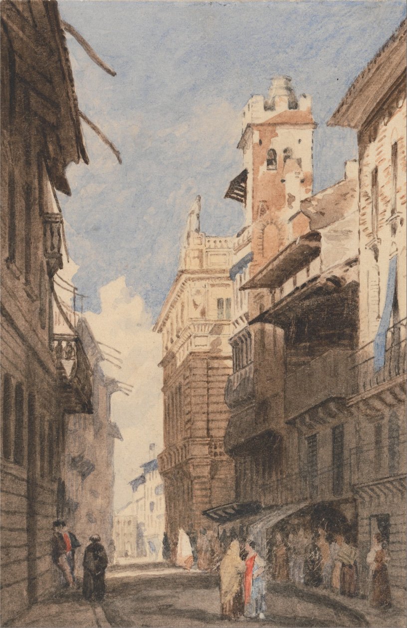Ansicht von Verona von Unbekannt Unbekannt