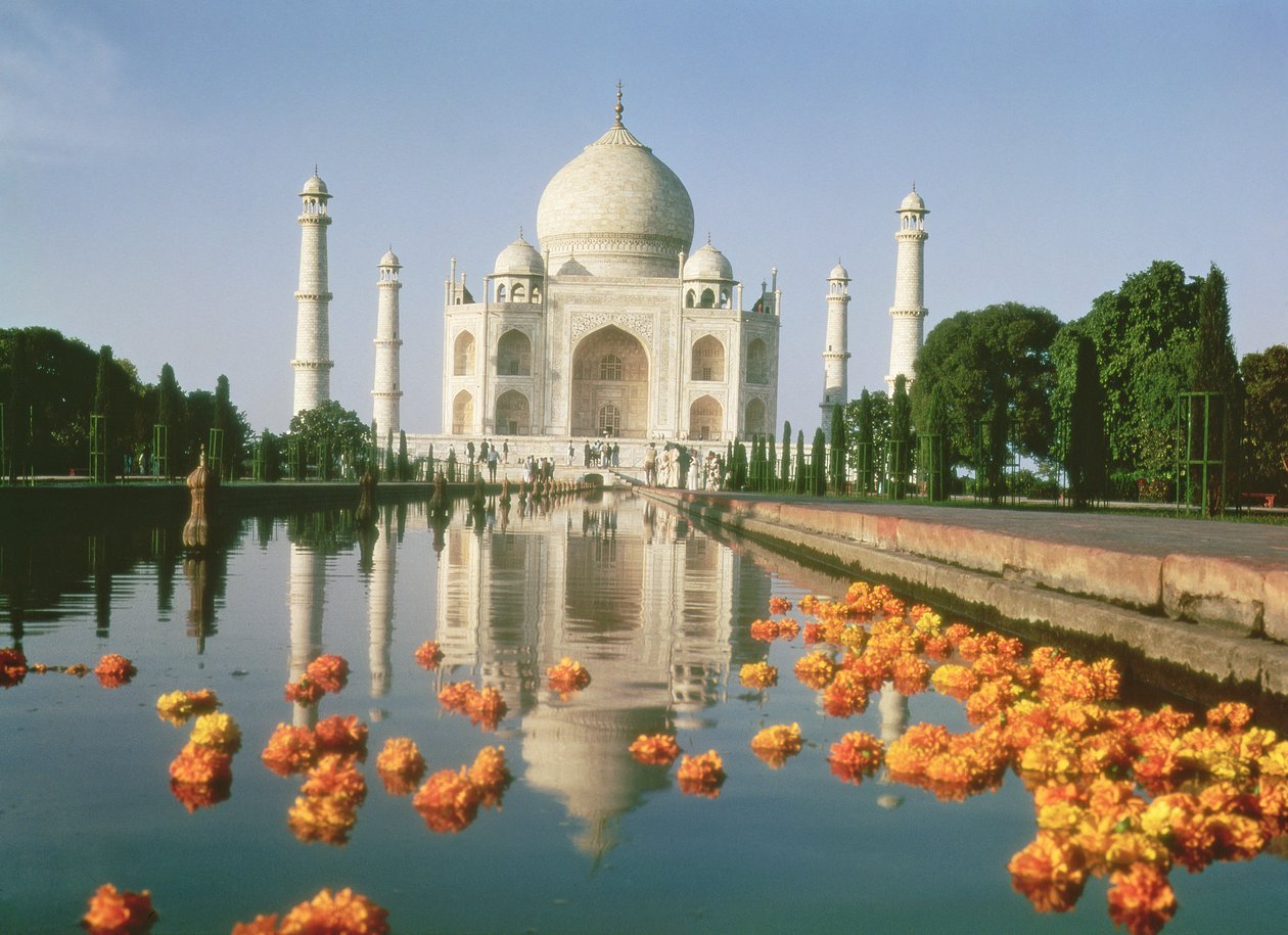 Ansicht des Taj Mahal von Unbekannt Unbekannt
