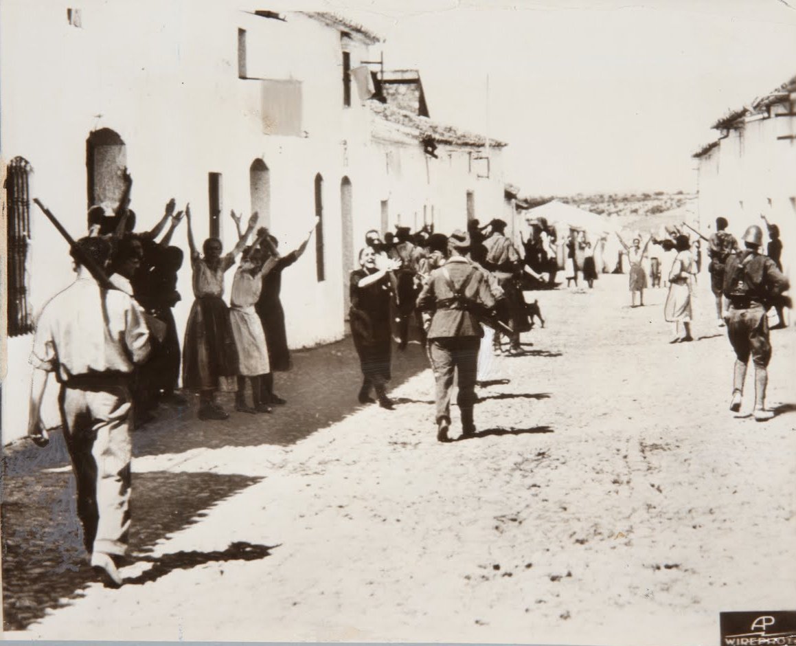 Frauen flehen Rebellen um das Leben der Gefangenen an, Constantina, Sevilla von Unbekannt Unbekannt