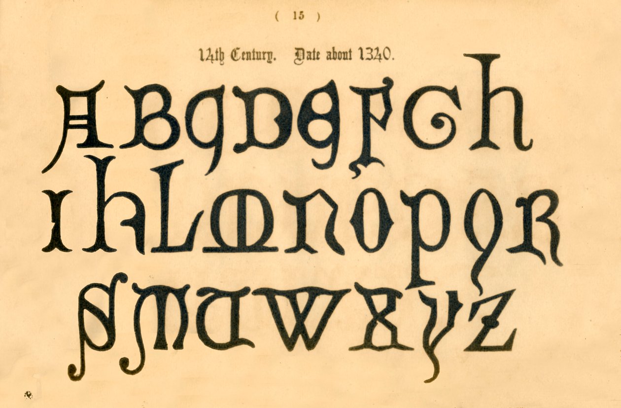 14. Jahrhundert. Datum um 1340, 1862 von Unbekannt