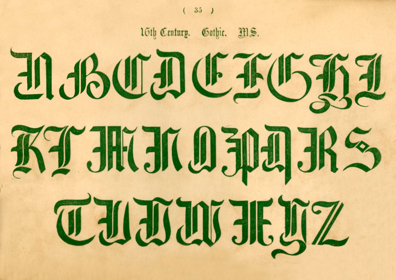 16. Jahrhundert. Gotisch. MS, 1862 von Unbekannt