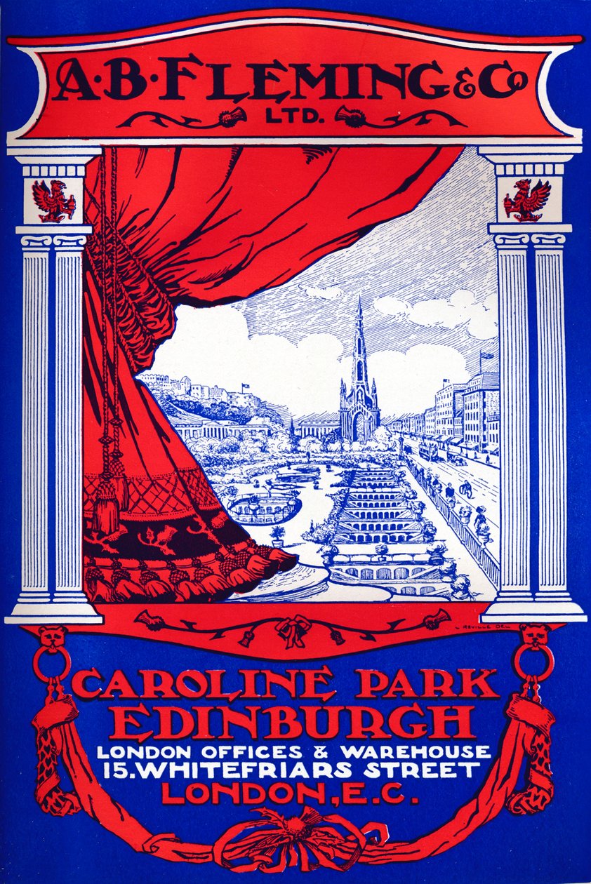 A.B. Fleming & Co. Ltd. Anzeige, 1910 von Unbekannt