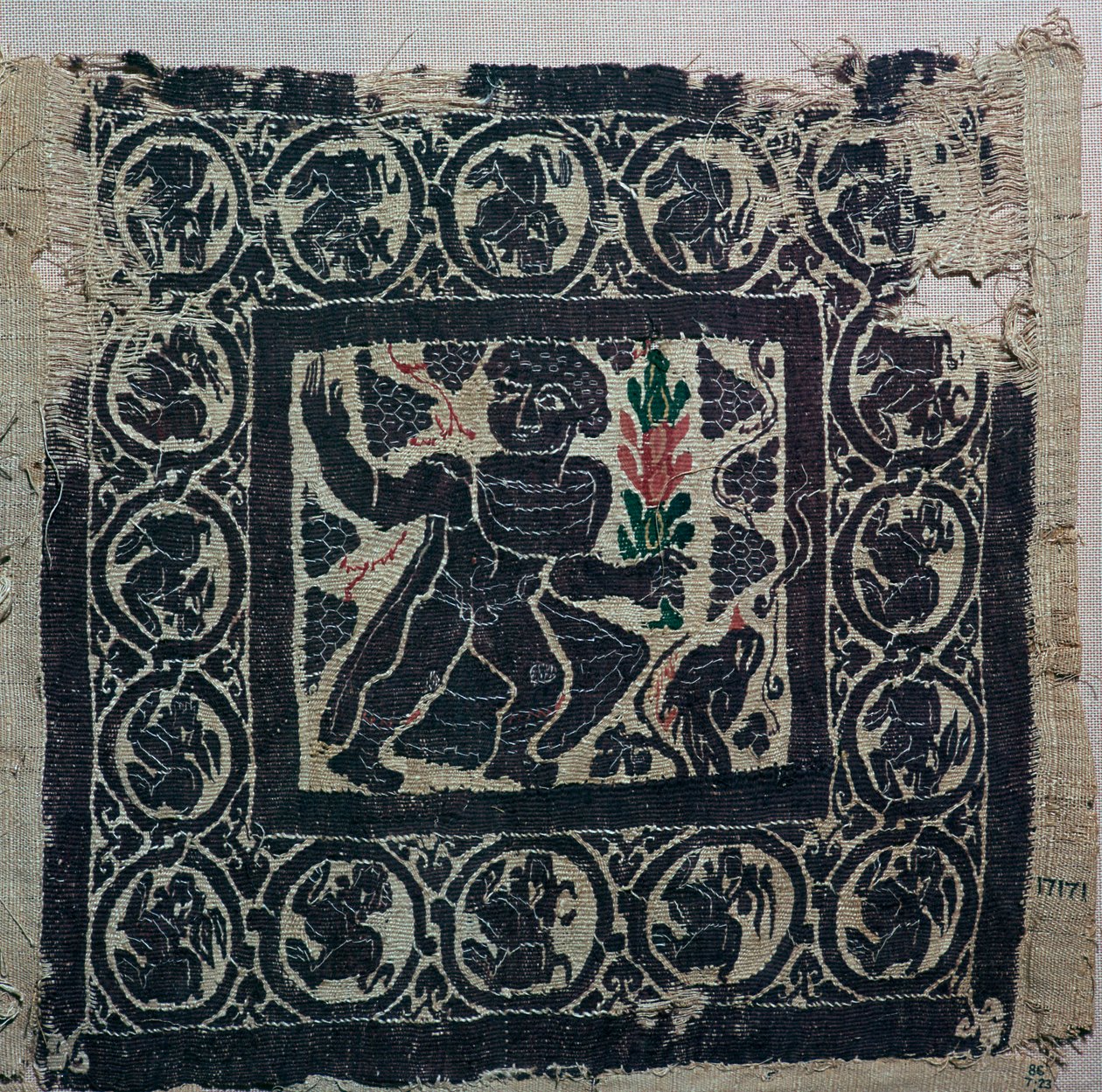 Ein koptischer Textil aus Ägypten, 3. Jahrhundert von Unbekannt