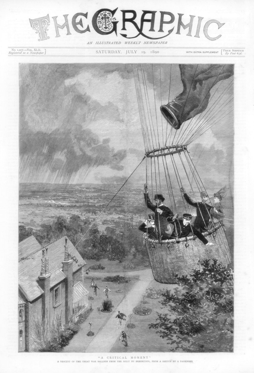 Ein kritischer Moment, 1890 von Unbekannt