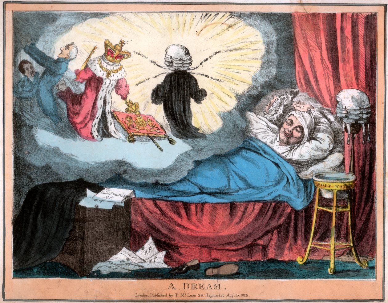 Ein Traum, 1829 von Unbekannt